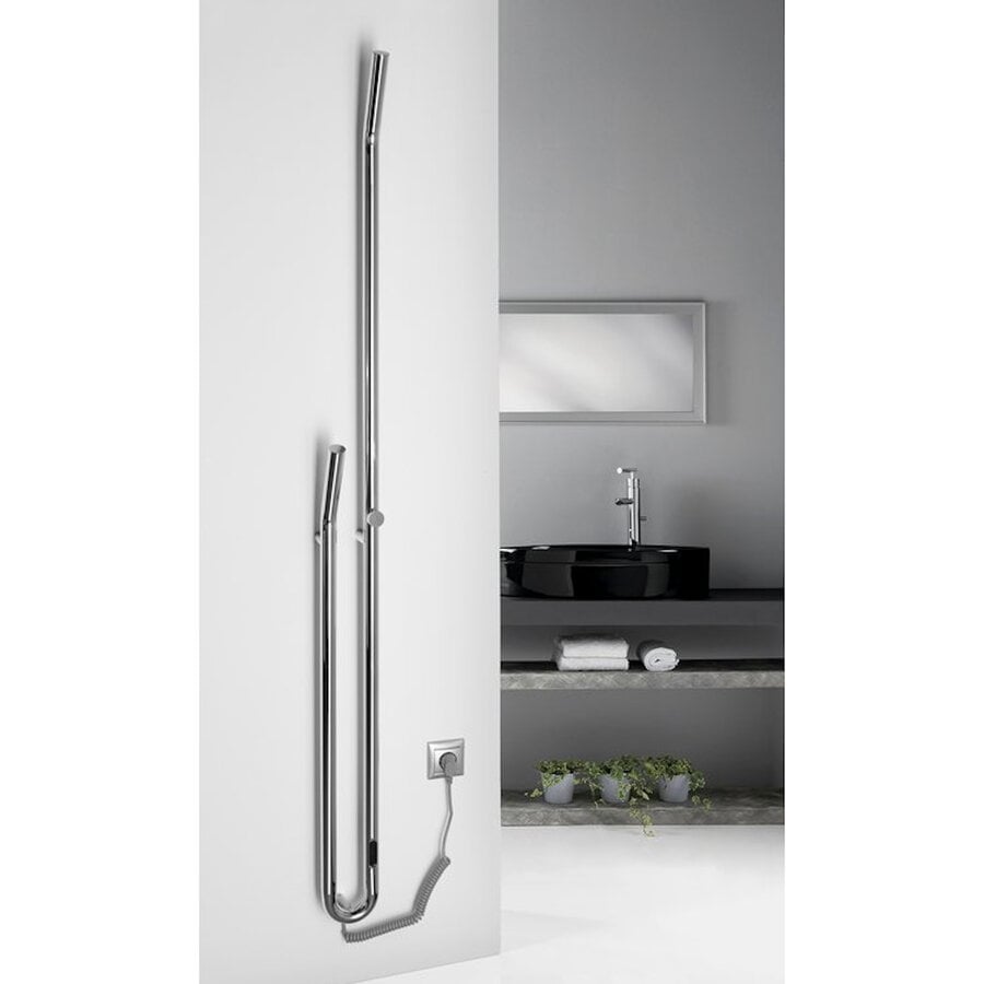 Elektrische Radiator Sapho Duopasso Met Timer 12,2x170 cm 45W Chroom