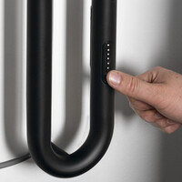 Elektrische Radiator Sapho Duopasso Met Timer 12,2x170 cm 45W Mat Zwart