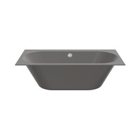 Ligbad Beterbad Xenz Madeira 160x75 cm Inclusief Badpoten Antraciet