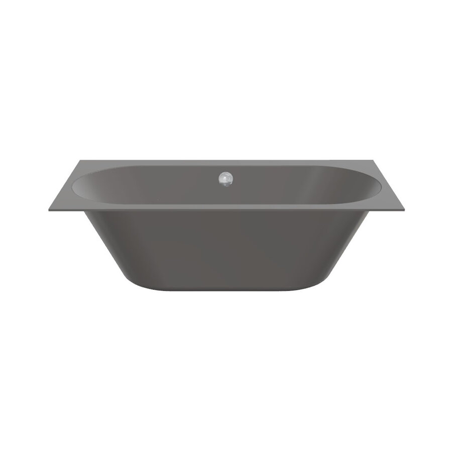 Ligbad Beterbad Xenz Madeira 160x75 cm Inclusief Badpoten Antraciet