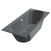 Xenz Ligbad Beterbad Xenz Madeira 180x80 cm Inclusief Badpoten Ebony