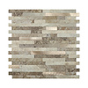 Isodeco Mozaïek Isodeco Steenstrip Zelfklevend 29.2x29.7 cm Taupe Beige Mix (Prijs Per Stuk)