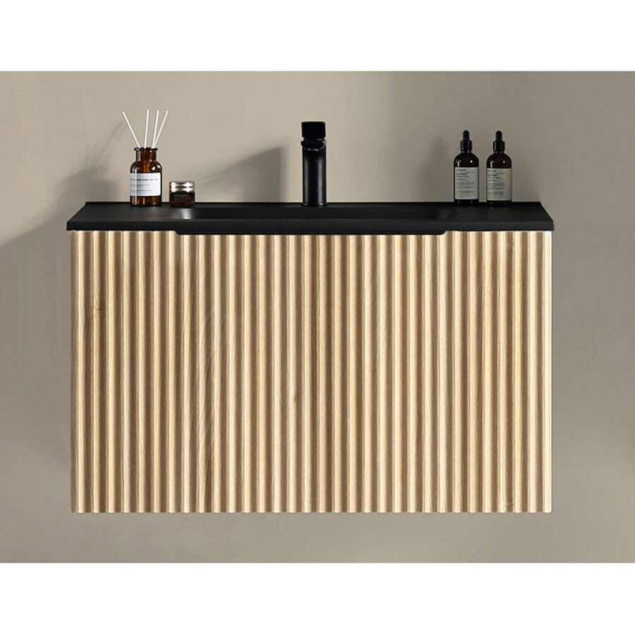 Onderkast BWS Bella Met 1 Lade 100x45 cm Naturel Eik