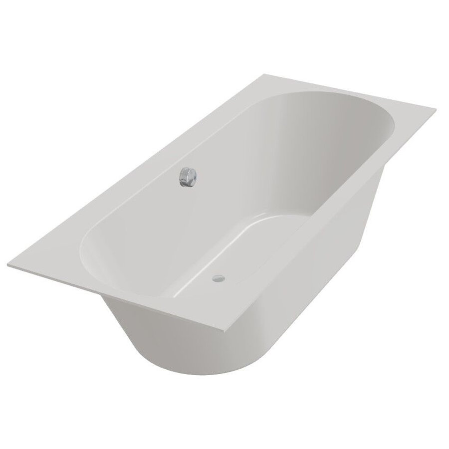 Ligbad Beterbad Xenz Madeira 160x75 cm Inclusief Badpoten Crème