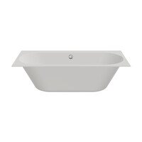 Ligbad Beterbad Xenz Madeira 170x75 cm Inclusief Badpoten Crème