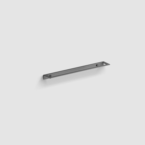 Handdoekrek Clou Fold 45 cm Gunmetal Geborsteld PVD 