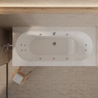 Whirlpool Boss & Wessing Urby 190x90 cm Enkel systeem