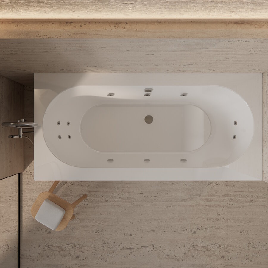 Whirlpool Boss & Wessing Urby 170x75 cm Enkel systeem