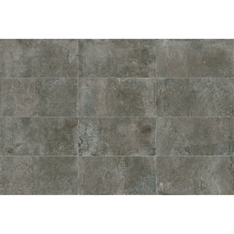Vloertegel Pamesa Montpellier Graphite 60x120 cm Gerectificeerd Mat Grijs (Prijs Per M2)