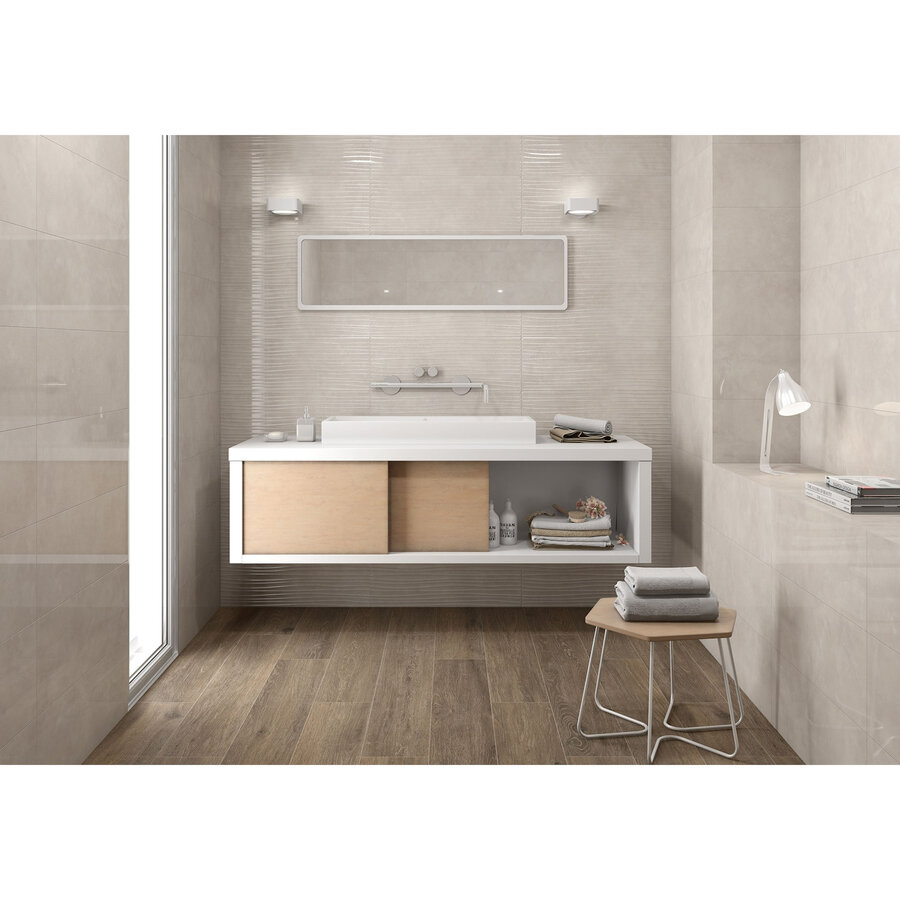 Vloertegel Pamesa At Viggo Nogal 20x120 cm Gerectificeerd Mat Donkerbruin (Prijs Per M2)