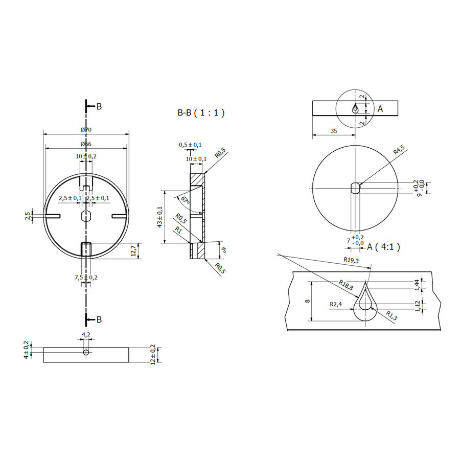 Handdoekhouder Dubbel Haceka Aqualux PRO2000 80 cm Chroom