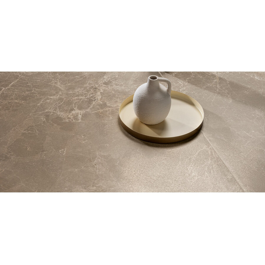 Vloertegel Verde Cosmopolitan 120x120 cm Stonelook Mat Donkergrijs (Prijs Per M2)