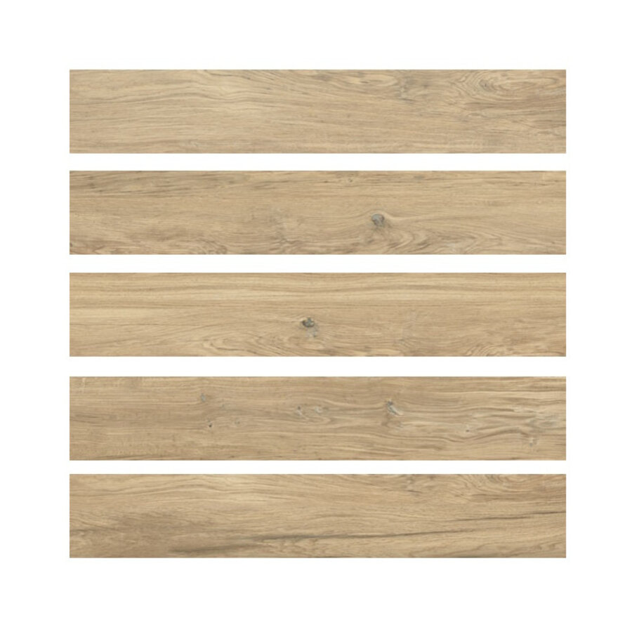 Vloertegel Marazzi Treverk Look 14,5x90 cm Mat Beige (Prijs Per M2)