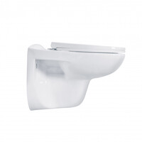 Wandcloset Basic Pro Keramiek Randloos Met Softclose Zitting Wit