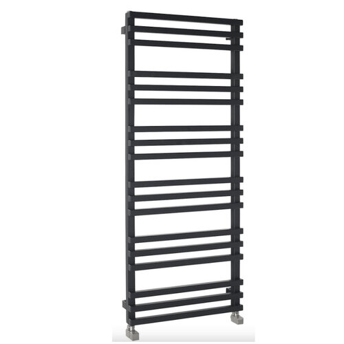 Designradiator Sapho Fantina Recht 50x121,5cm 495W Mat Zwart 