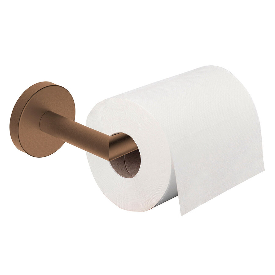 Toiletrolhouder Wiesbaden Alonzo Met Vaste Arm Geborsteld Brons