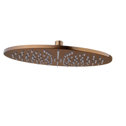 Hoofddouche BWS Danielle Rond 30 x 0,8 cm Geborsteld Brons Koper 