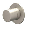 IVY Afbouwdeel IVY Bond 3-Weg Stop-Omstel Symmetry Met Rond Rozet Geborsteld Nickel PVD