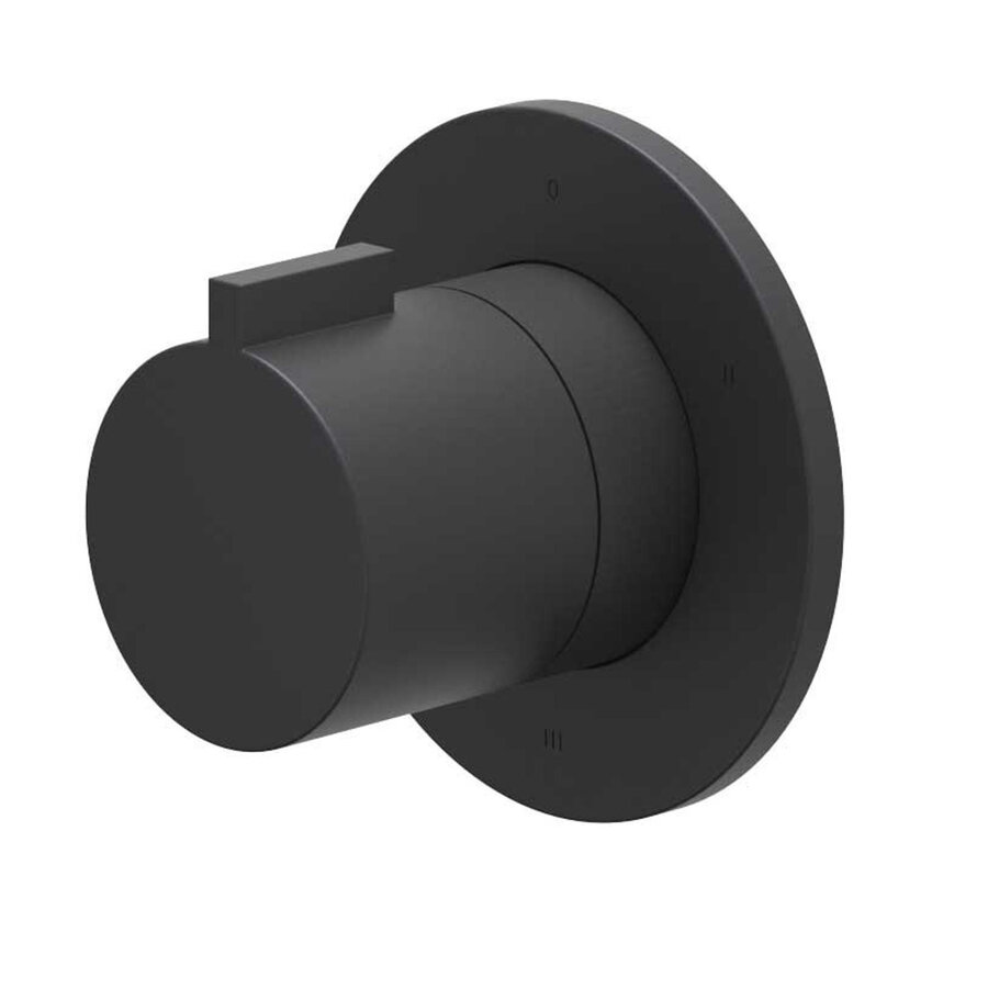 Afbouwdeel IVY Pact 3-Weg Stop-Omstel Symmetry Met Rond Rozet Mat Zwart PED