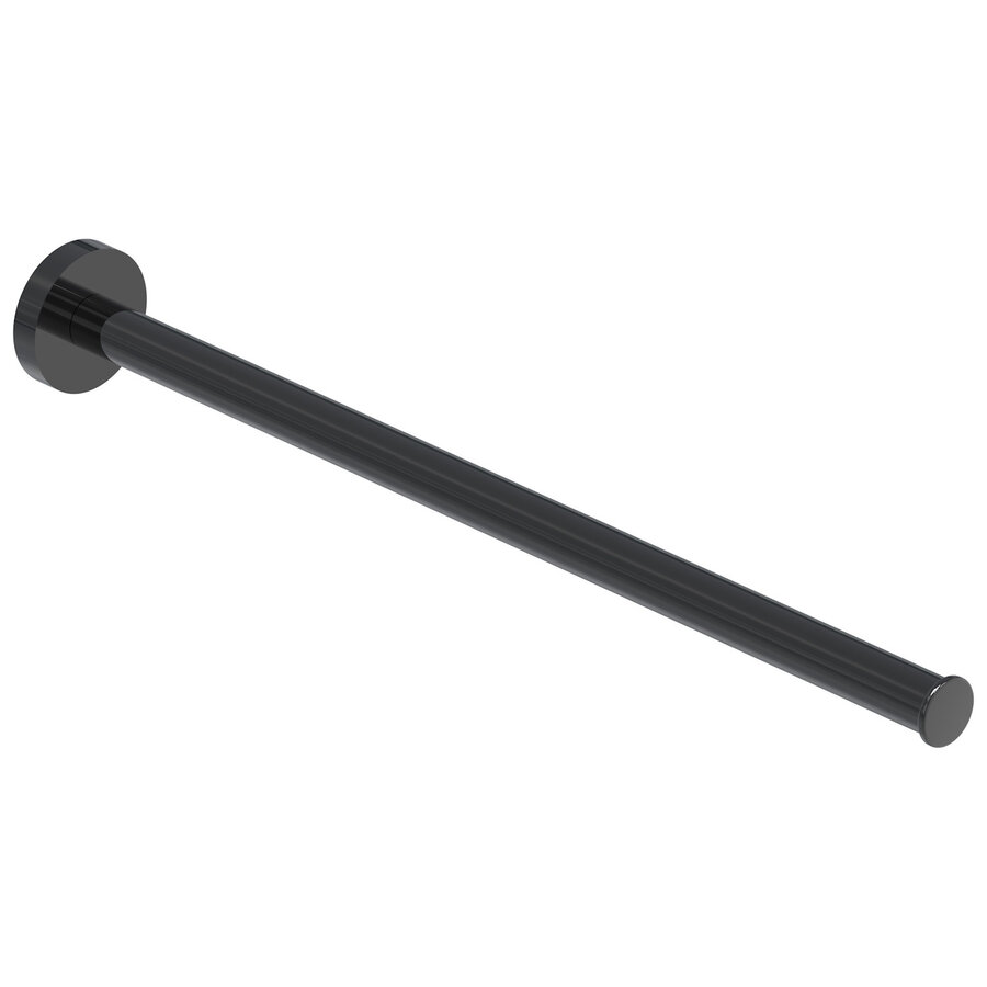 Handdoekrek IVY Vast Een lids 38 cm Zwart Chroom PVD