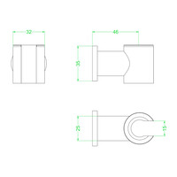 Wandsteun IVY Geborsteld RVS316