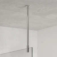 Plafondsteun Sealskin Reyna Universeel 80 cm Zilver Hoogglans