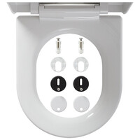 Toiletbril Tiger Stax Thermoplast Wit