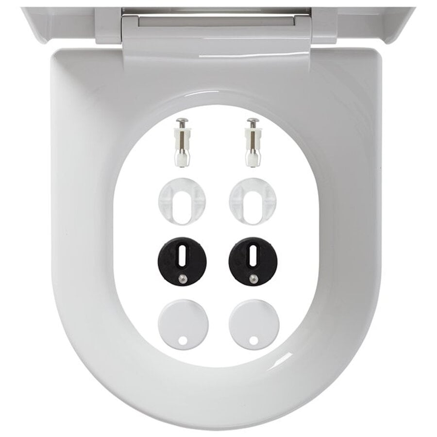 Toiletbril Tiger Stax Thermoplast Wit