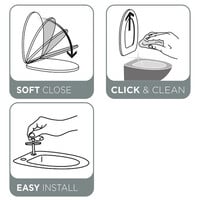 Toiletbril Tiger Stax Thermoplast Wit