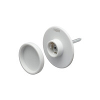 Handdoekhaak Tiger Tess Wit (2 stuks)