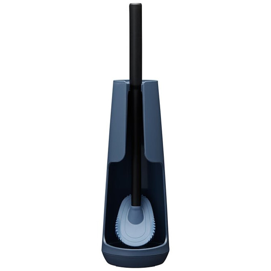 Toiletborstelhouder Tiger Tess Vrijstaand Met Swoop Borstel Flexibel Blauw - Zwart