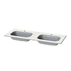 Tiger Wastafel Tiger S-line Oval 120 cm Mat Wit