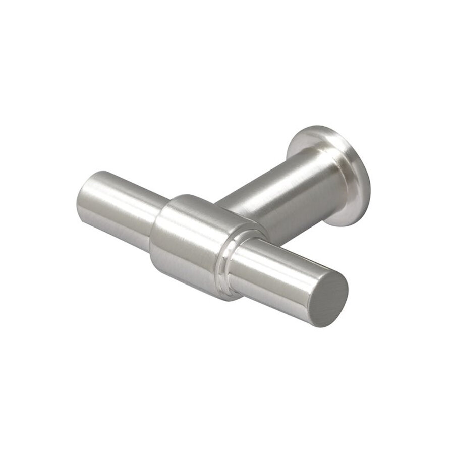 Greep KN01 Tiger S-line 5 cm RVS Geborsteld