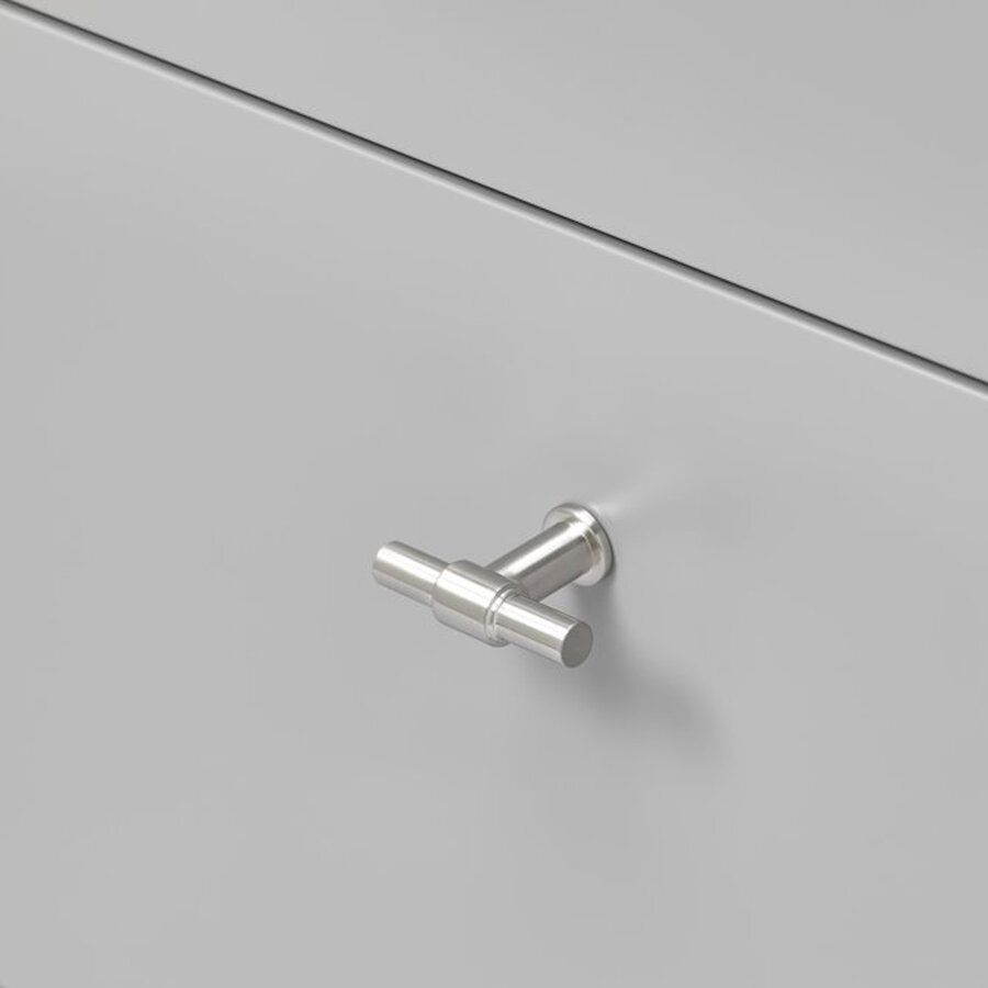 Greep KN01 Tiger S-line 5 cm RVS Geborsteld