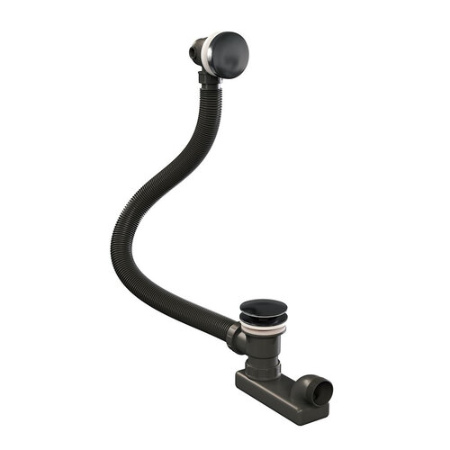Badafvoer met Overloop Brauer Gunmetal Edition Geborsteld Gunmetal 