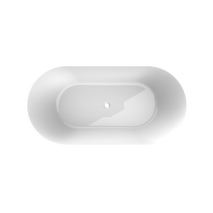 Vrijstaand Ligbad Arcqua Cusco 165x85 Glans Wit