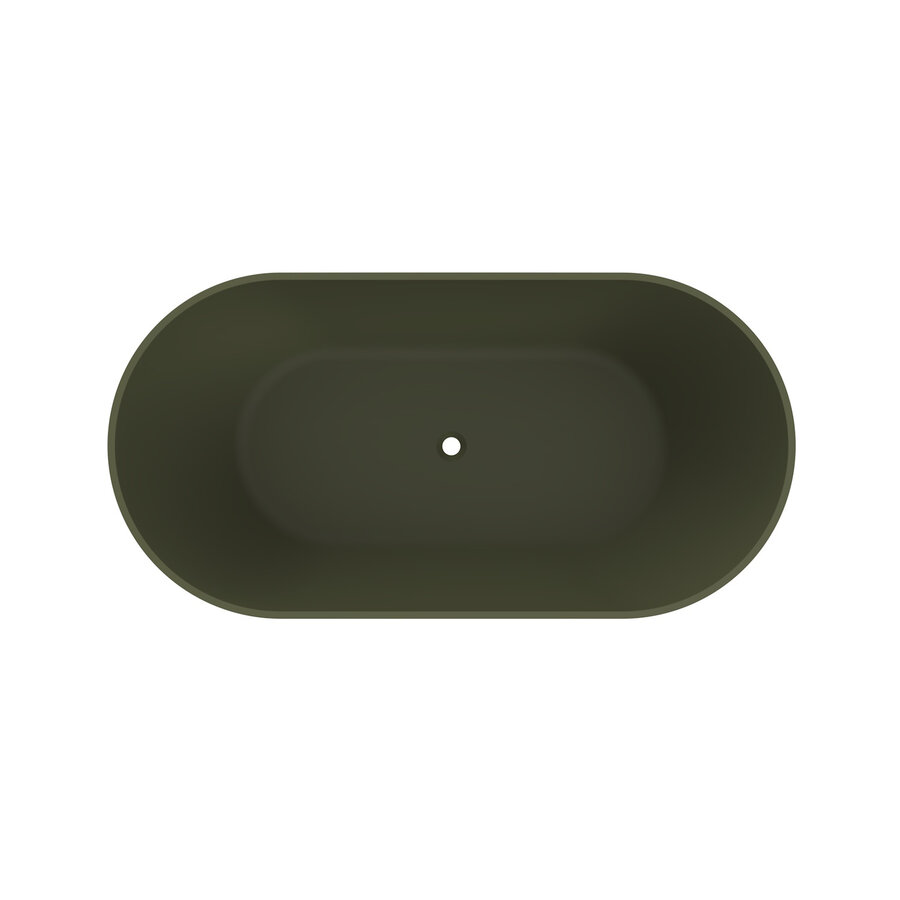 Vrijstaand Ligbad Arcqua Cusco 165x85 Mat Groen