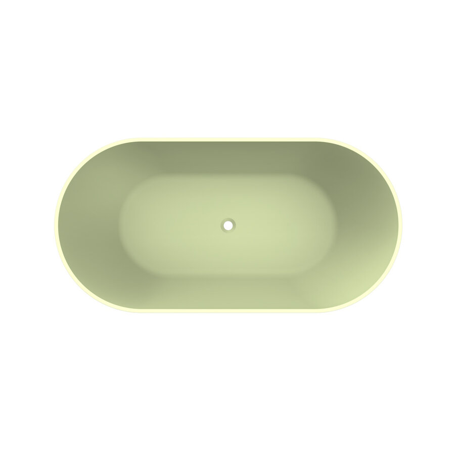 Vrijstaand Ligbad Arcqua Cusco 175x85x55 cm Mat Pastel Groen