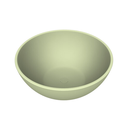 Waskom Arcqua Prince Opbouw 38x14  cm Rond Mat Pastel Groen 