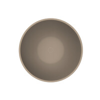 Waskom Arcqua Prince Opbouw 38x14 cm Rond Mat Truffel