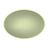 Arcqua Prince Opbouw Waskom Ovaal 49x34 Mat Pastel Groen