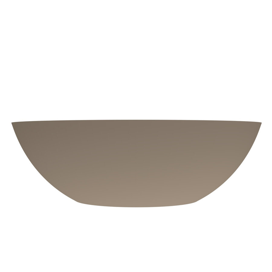 Arcqua Prince Opbouw Waskom Ovaal 49x34 Mat Truffel