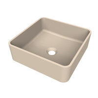Arcqua Case Opbouw Waskom Vierkant 37x37 Mat Zand