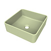 Arcqua Arcqua Case Opbouw Waskom Vierkant 37x37 Mat Pastel Groen