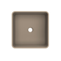Arcqua Case Opbouw Waskom Vierkant 37x37 Mat Truffel