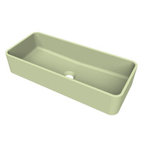 Arcqua Case Opbouw Waskom Rechthoek 60x26 Mat Pastel Groen