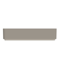 Arcqua Case Opbouw Waskom Rechthoek 60x26 Mat Klei