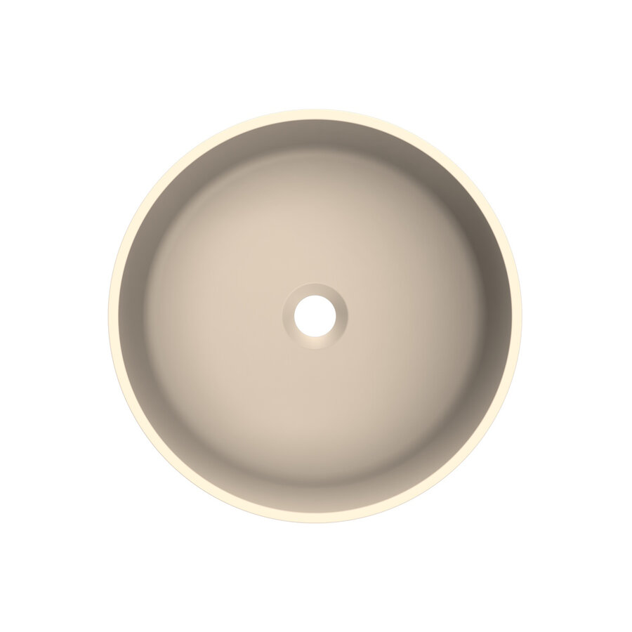 Arcqua Case Opbouw Waskom Rond 40 Mat Zand