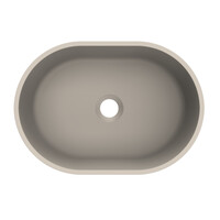 Arcqua Case Opbouw Waskom Ovaal 40x28 Mat Klei