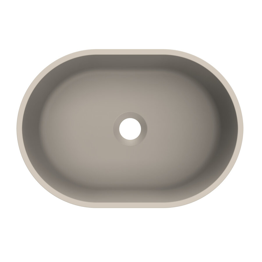 Arcqua Case Opbouw Waskom Ovaal 40x28 Mat Klei